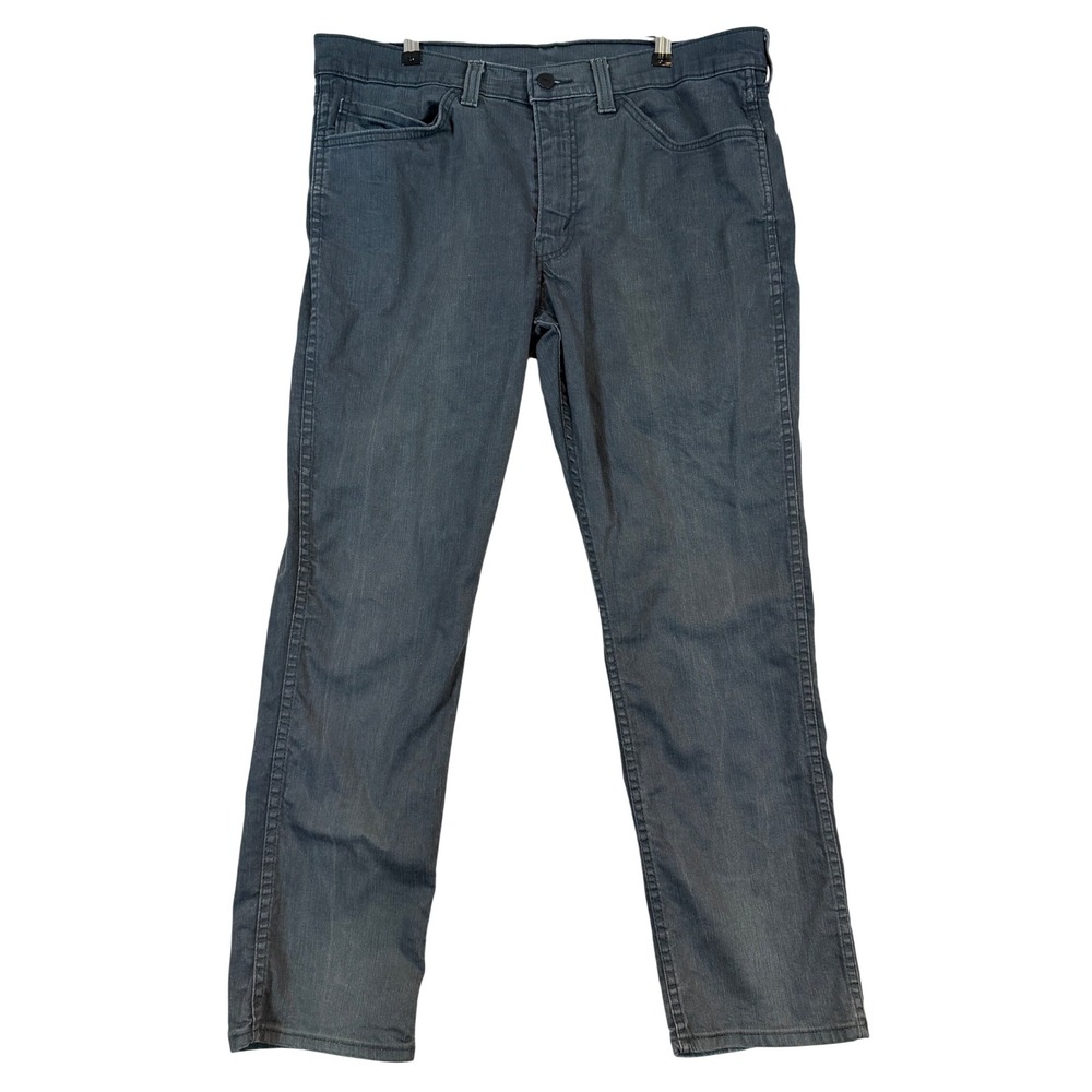 Levis 511 Slim Fit Jeans Mens 36x30 Dark Gray Stretch Denim Slate Urban Normcore